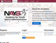 Tablet Screenshot of nays-onlineacademy.org